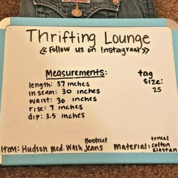 Hudson Jeans Womens 25 Straight Bootcut Med Wash - Picture 6 of 6